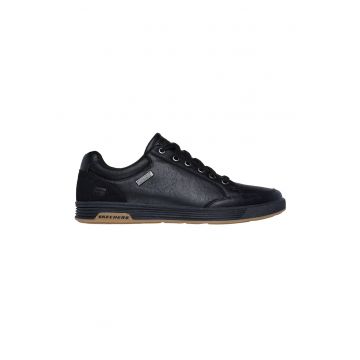 Pantofi sport low-cut de piele ecologica - Negru