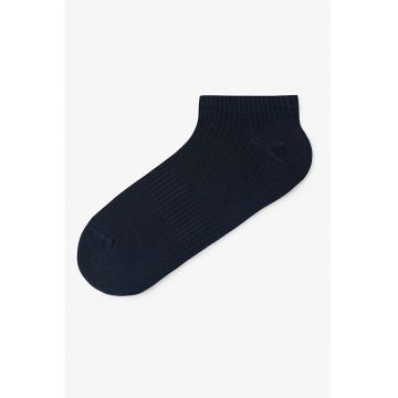 Sosete pana la glezna - cu striatii - Negru