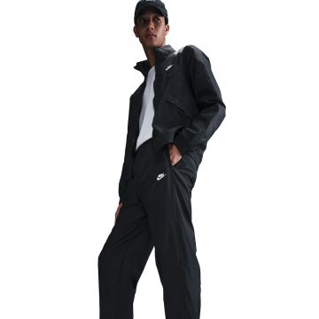 Trening relaxed fit cu buzunare - Alb/Negru