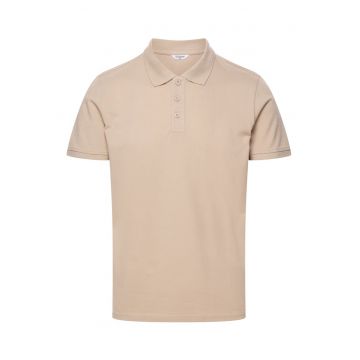 Tricou polo Mile  Bej