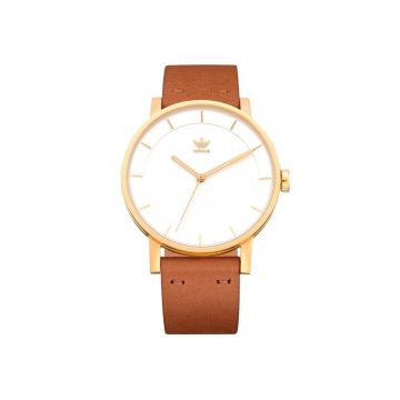 Ceas analogic  Originals Z08-2548 - mecanism quartz - curea din piele maro - rezistent la apa 50m
