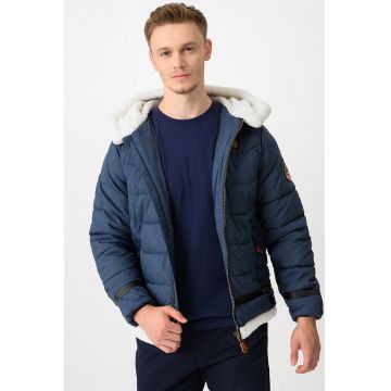 Geaca cu buzunare laterale Areystock - Bleumarin
