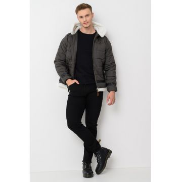 Geaca cu buzunare laterale Areystock - Gri inchis