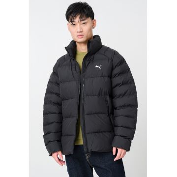 Geaca cu buzunare laterale cu fermoar Mono - Negru