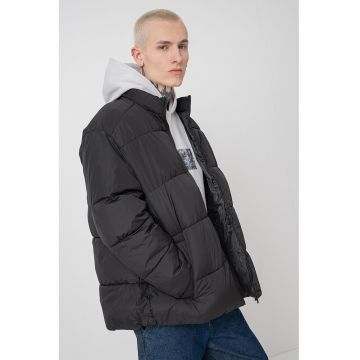 Geaca cu fermoar - Negru