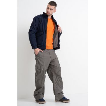 Geaca cu finisaj rezistent la apa Giovi - Bleumarin