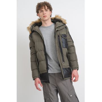 Geaca cu gluga Busseldorf - Kaki