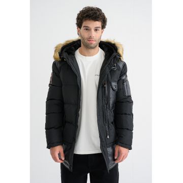 Geaca cu gluga Busseldorf - Negru