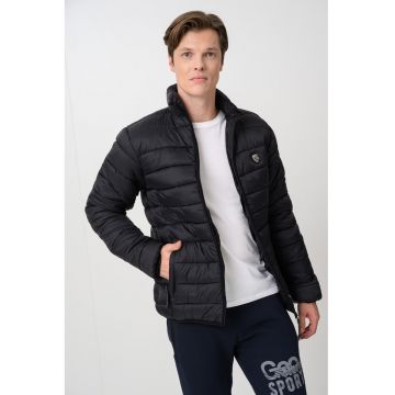 Geaca cu vatelina si guler ridicat Amigotal - Negru