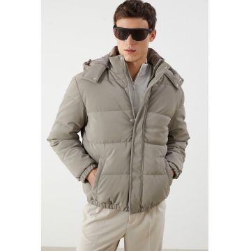 Geaca cu vatelina si terminatie elastica - Grej