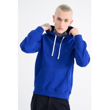 Hanorac cu buzunar kangaroo - Albastru royal