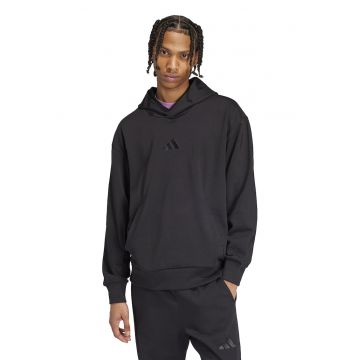 Hanorac lejer cu buzunar kangaroo All SZN - Negru