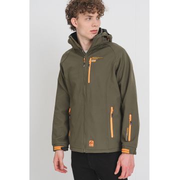 Jacheta cu finisaj rezistent la apa cu sluga detasabila Ritchone - Kaki