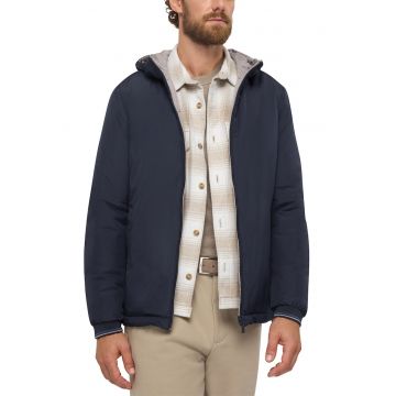 Jacheta reversibila cu gluga Jharrod - Gri/Bleumarin