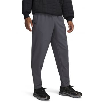 Pantaloni de trening cu croiala conica - pentru fitness Unstoppable - Gri inchis