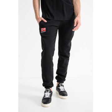 Pantaloni de trening din amestec de bumbac Maracana - Rosu/Alb/Negru