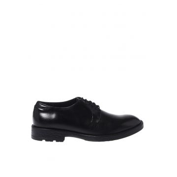 Pantofi derby din piele - Negru