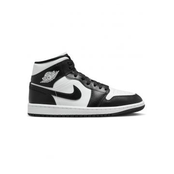 Pantofi sport  Air Jordan 1 Mid 365 Panda 52413 - Alb/Negru