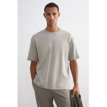 Tricou lejer din bumbac - Bej