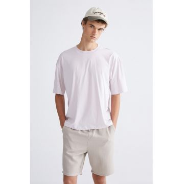 Tricou lejer din bumbac - Lila