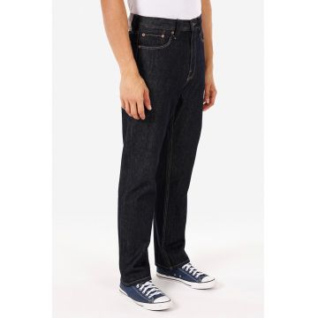 Blugi drepti cu talie inalta - Negru