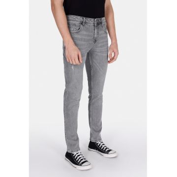 Blugi drepti - Gri inchis