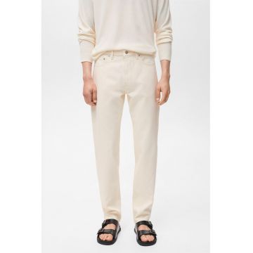 Blugi regular-fit - Alb fildes