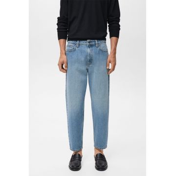 Blugi regular-fit cu talie medie - Albastru deschis