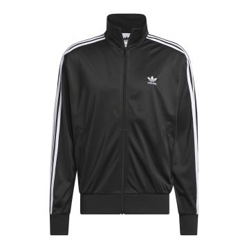 Bluza de trening cu fermoar si guler inalt Firebird - Negru/Alb optic