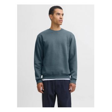 Bluza de trening uni cu decolteu la baza gatului - Gri inchis