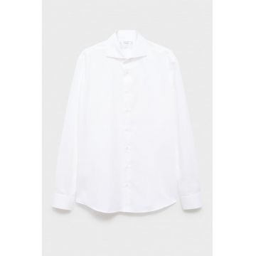 Camasa cu guler fixat cu nasturi - Alb optic