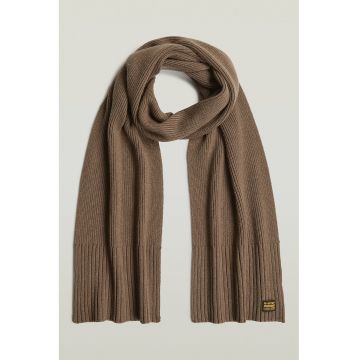 Fular striat - Maro deschis