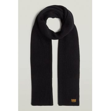 Fular striat - Negru