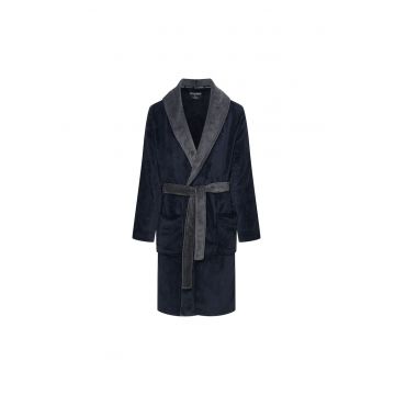 Halat de baie  pentru barbati - Albastru