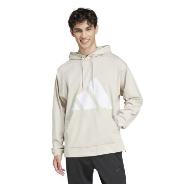 Hanorac cu imprimeu logo - Alb/Crem