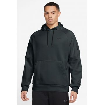 Hanorac cu maneci raglan - pentru fitness Therma - Gri antracit