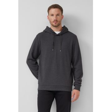 Hanorac uni lejer - Gri inchis melange