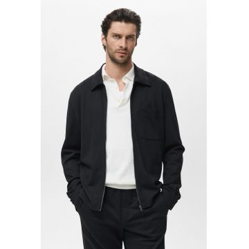 Jacheta cu buzunar aplicat - Negru