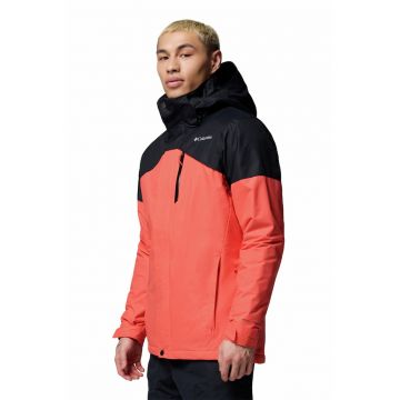 Jacheta cu izolatie - pentru schi Last Tracks II - Negru/Portocaliu mandarina