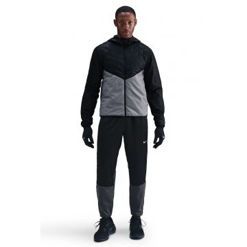 Jacheta cu tehnologie Therma-FIT - pentru alergare Synfl - Negru/Gri