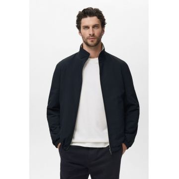 Jacheta reversibila cu buzunare laterale - Albastru ultramarin/Bej