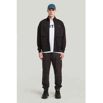 Pantaloni cargo din bumbac organic Rovic - Negru