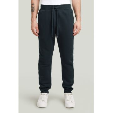Pantaloni de trening cu snur in talie Premium Core - Negru stins