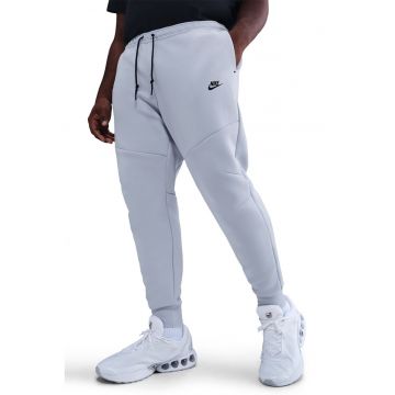 Pantaloni de trening din amestec de bumbac cu talie ajustabilia - Alb murdar