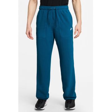 Pantaloni de trening din material fleece cu talie ajustabila Club - Verde persan