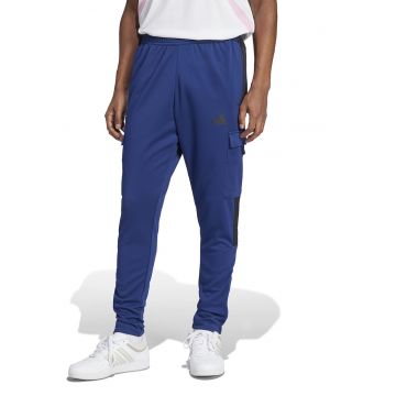 Pantaloni de trening jogger cu logo - Negru/Albastru inchis