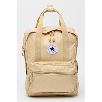 Rucsac cu aplicatie logo - Bej