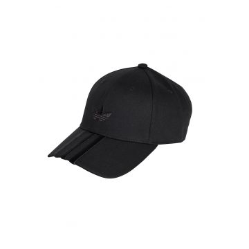 Sapca din bumbac cu logo brodat - pentru baschet - Negru