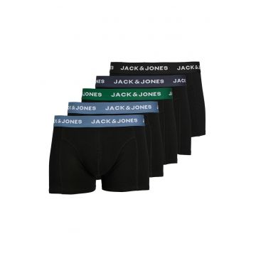 Set de boxeri - 5 perechi - Verde/Negru/Albastru