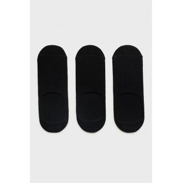 Set de sosete foarte scurte - 3 perechi - Negru